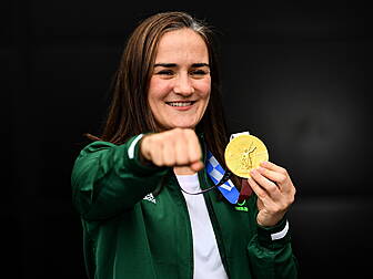 Kellie Harrington will look to...